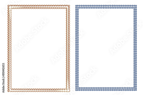 set of frames,Isolated transparent PNG background - Premium pen tool cutout