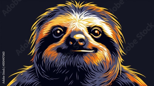 Hyper-Realistic Sloth Illustration  © JPEG Lovers