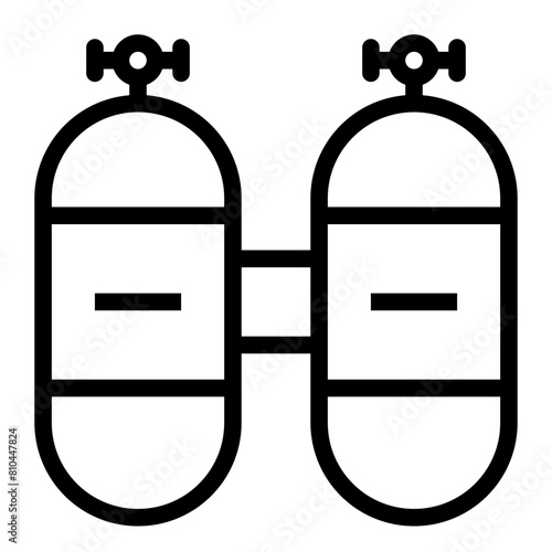Oxygen Cylinder Icon