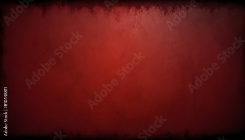 Red grunge textured wall background