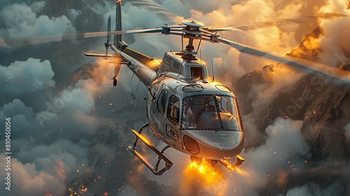 Airborne Nightmare: Helicopter Crush in Flight