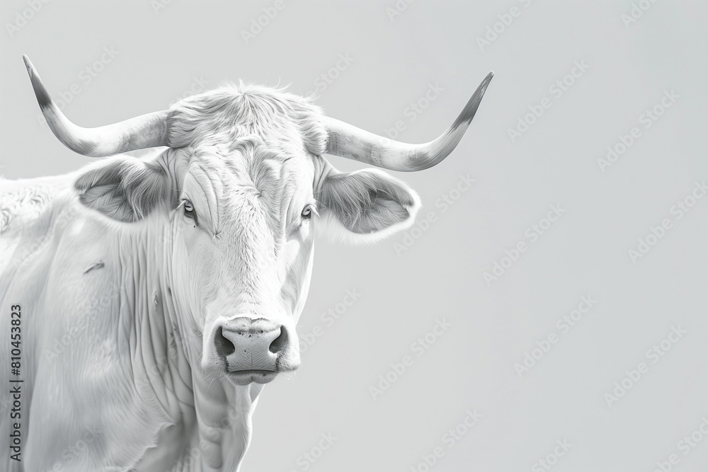 white cow on a white background.Photograph with a completely white background, showcasing white elements.Minimal creative nature concept.
white cow on a white background.Photograph with a completely white background, showcasing white elements.Minimal creative nature concept.