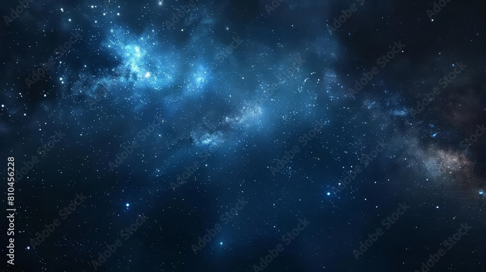 mesmerizing deep night sky with glowing stars nebulae and galaxies astronomy photo