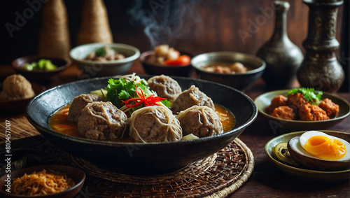 traditional Indonesian meatballs