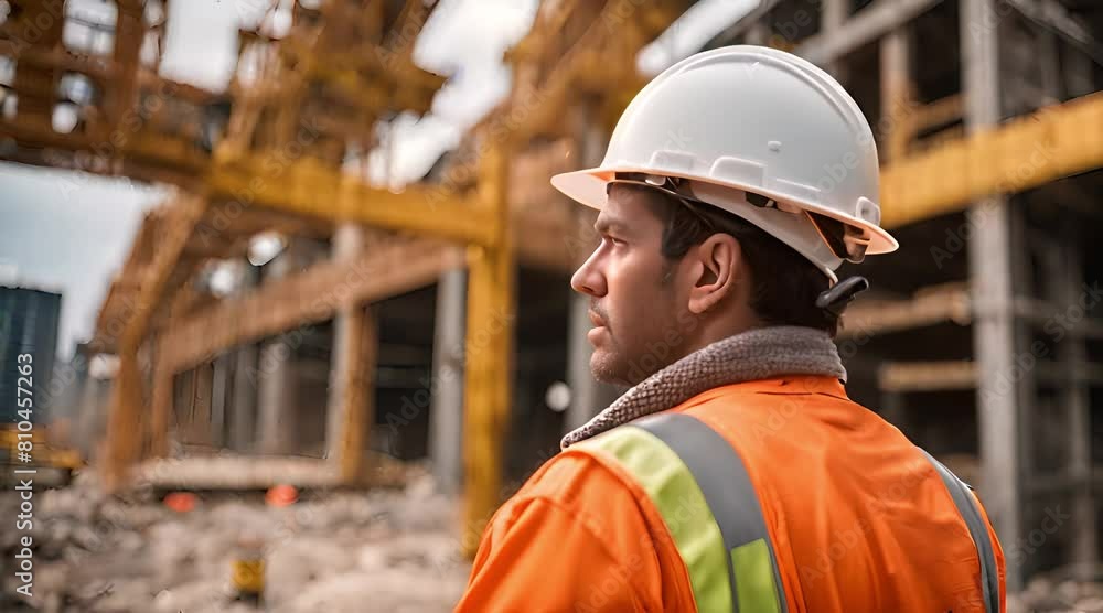 Construction Worker With Helmet Construction Worker With Helmet
