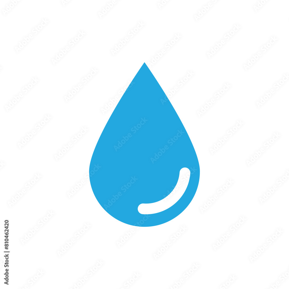 Droplet icon design template isolated illustration Droplet icon design template isolated illustration