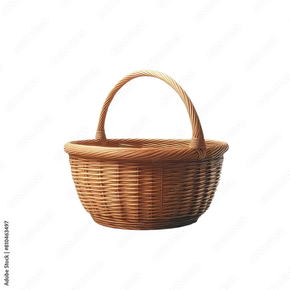 Basket isolated on transparent background