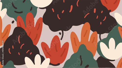 Illustration of Pollution - Smoke From Garbage Burning. Burning fire in the landfill - Occurs smoke cause of air pollution. 