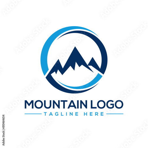 Adventure mountain logo design.