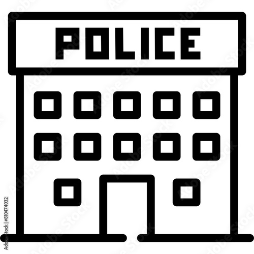 Police Building Icon