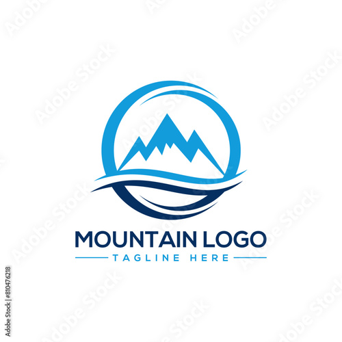 Adventure mountain logo design.