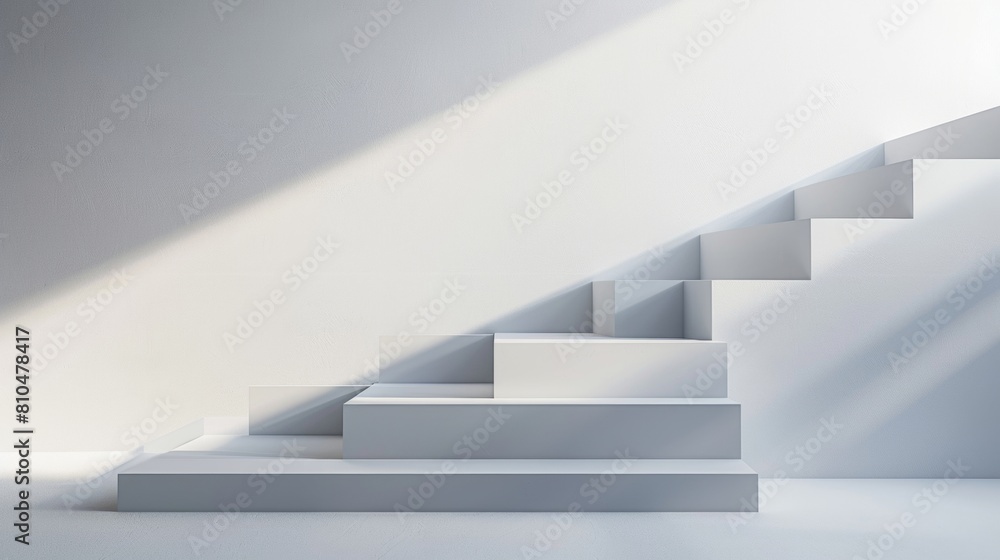 White empty room with white walls and light parquet floors, vector illustration. White empty room with white walls and light parquet floors, vector illustration.