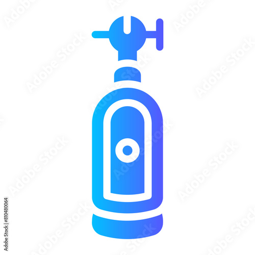 oxygen tank Gradient icon