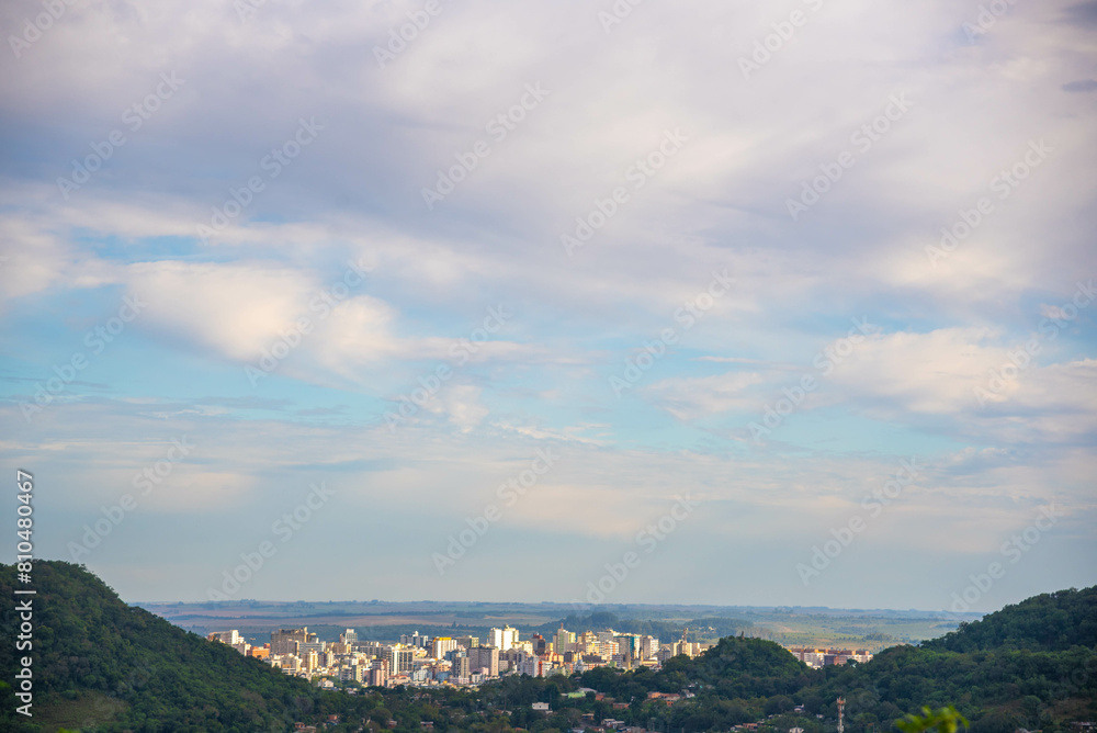 View of the city of Santa Maria RS Brazil from the Itaara viewpoint