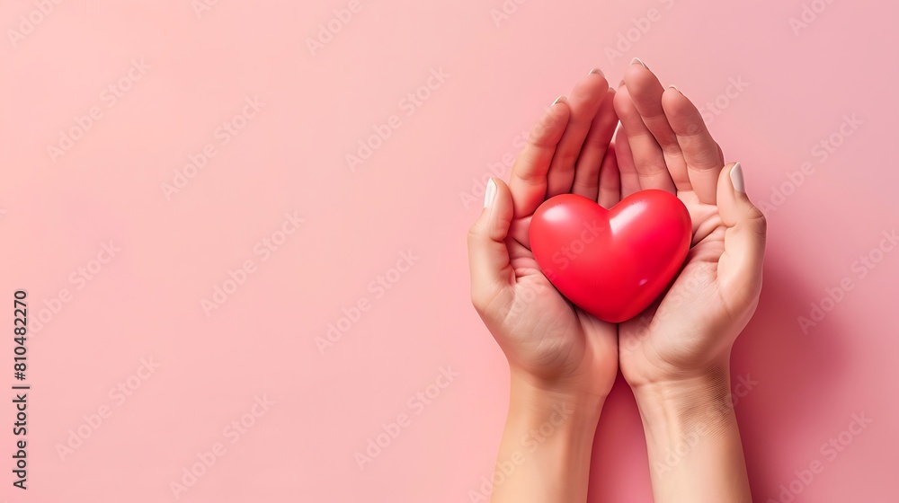Giving Tuesday Background Hands Sharing Love with Symbolic Hearts Giving Tuesday Background Hands Sharing Love with Symbolic Hearts