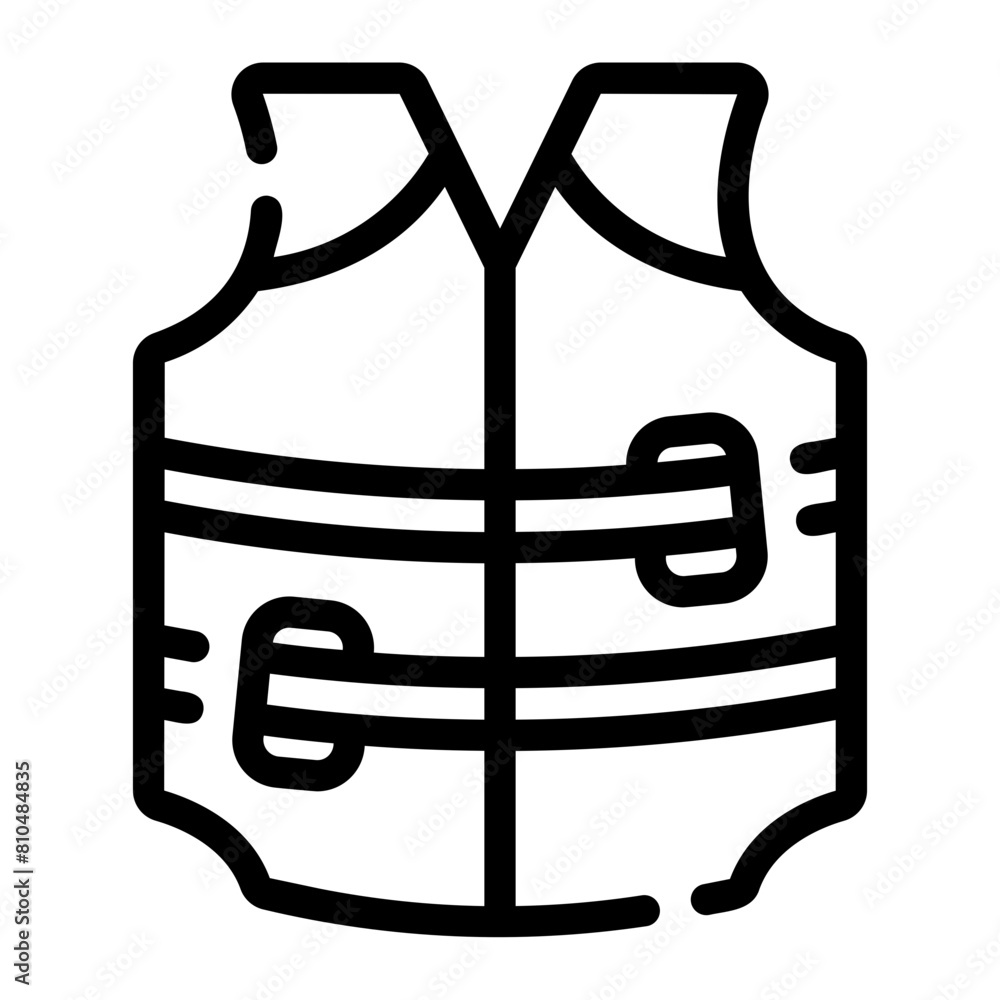 life jacket Line Icon life jacket Line Icon