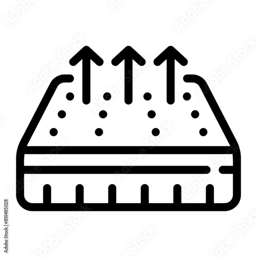 air mattress Line Icon