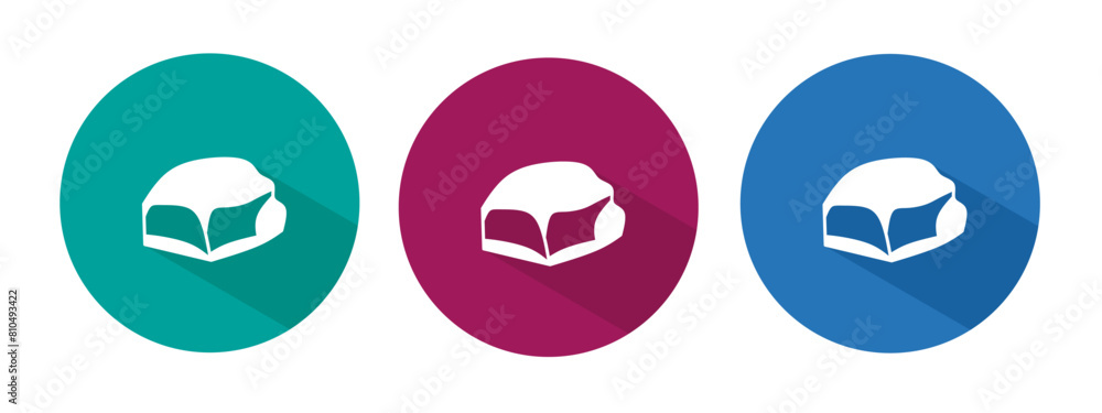 Icon for rock vector illustration in flat. Icon for rock vector illustration in flat.