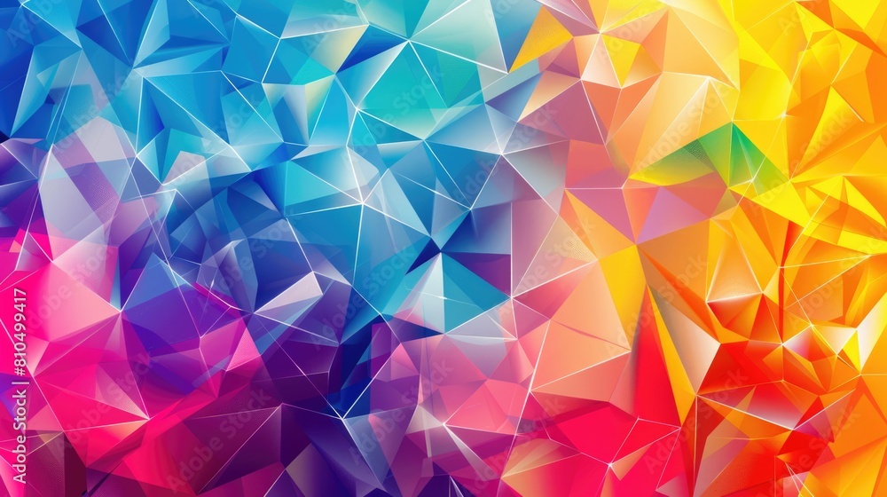 Abstract Geometric Background in Bright Colors Abstract Geometric Background in Bright Colors
