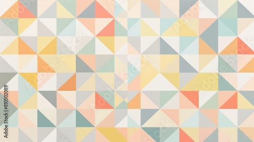 Wallpaper Mural Minimalist Geometric Patterns in Pastel Colors Torontodigital.ca