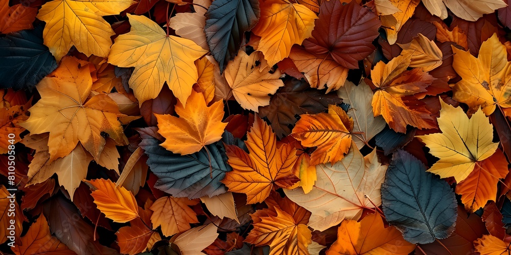 Autumn leaves natural colorful background Autumn leaves natural colorful background