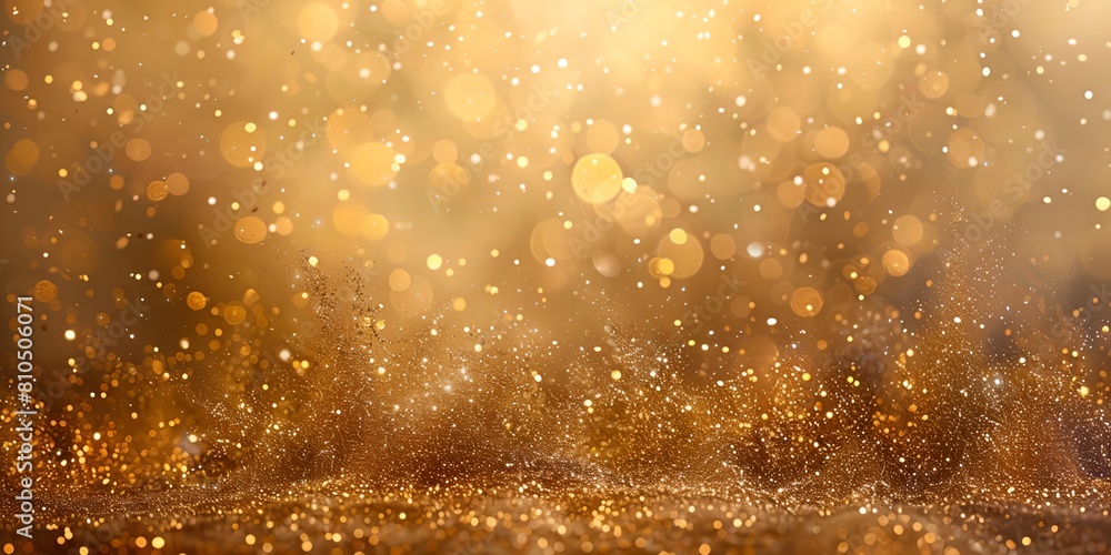 Obraz premium golden sparkling abstract background.