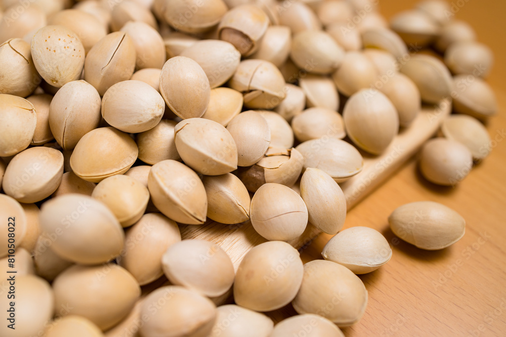 Seed pile of ginkgo biloba seed nut Seed pile of ginkgo biloba seed nut