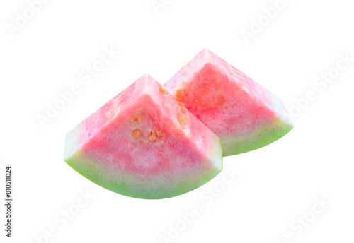 Fresh guava isolated on transparent png