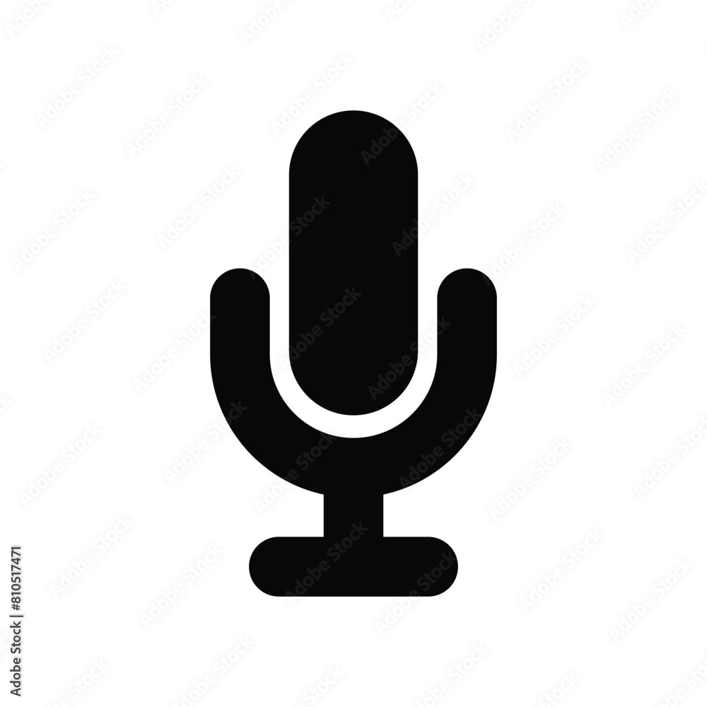 microphone symbol podcast sound recording icon microphone symbol podcast sound recording icon