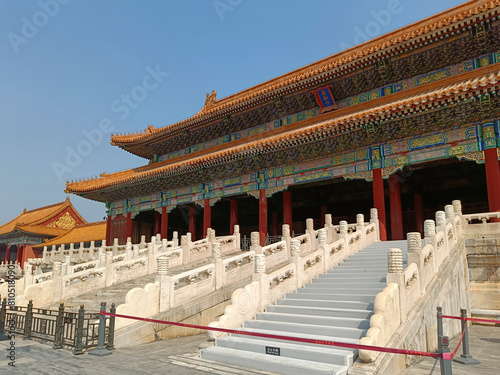 China, Beijing, Zijincheng- Purple Forbidden City, Taihemen - Gate Of Supreme Harmony, Fengtianmen, imperial palace
