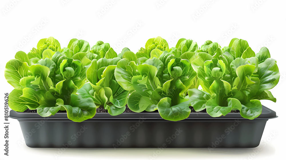 Young cucumber plant with leaves and flowers and buds are growing in greenhouse, power system with control,vector image Young cucumber plant with leaves and flowers and buds are growing in greenhouse, power system with control,vector image