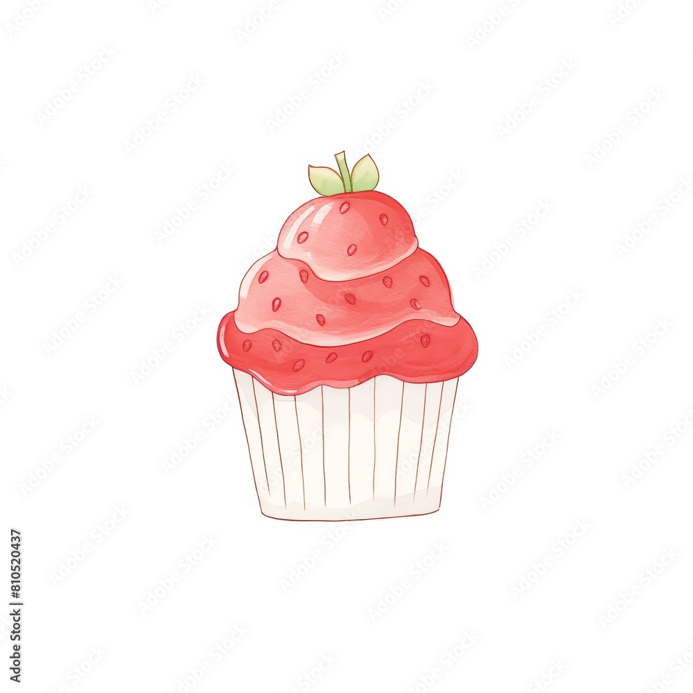 Photo of Strawberry Sprinkle Bakery, Isolated on white background