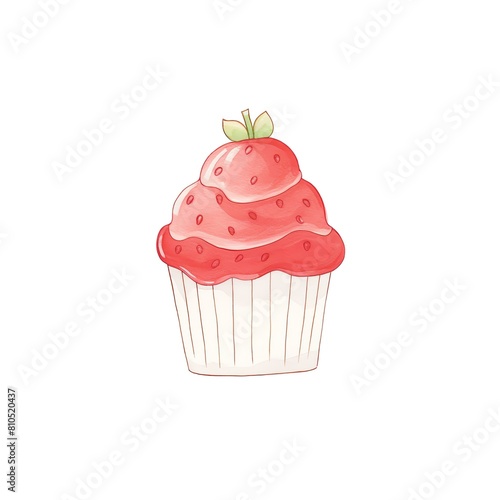 Photo of Strawberry Sprinkle Bakery  Isolated on white background