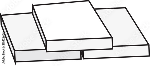 Gypsum Ceiling Vector Flat Design Illustration