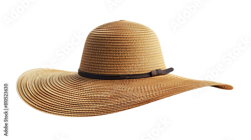Straw Hat Isolated On Transparent Background PNG