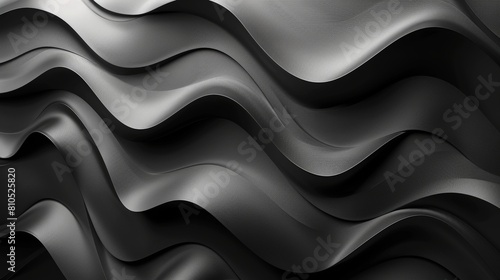 Black and grey waves.