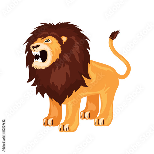 lion wildlife design