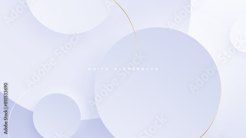 Modern abstract light silver background elegant circle shape design