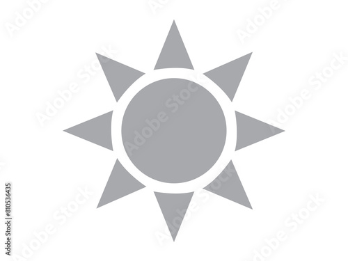 Sun icon design illustration.