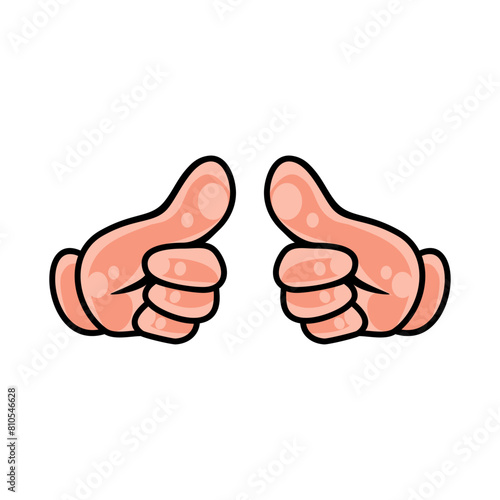 cartoon hand vector