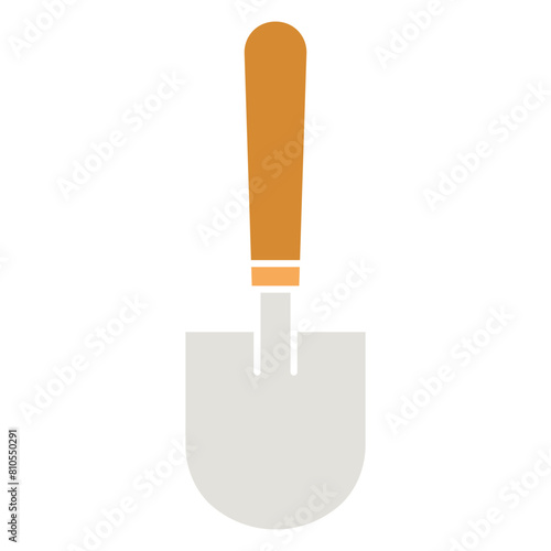 spade trowel illustration