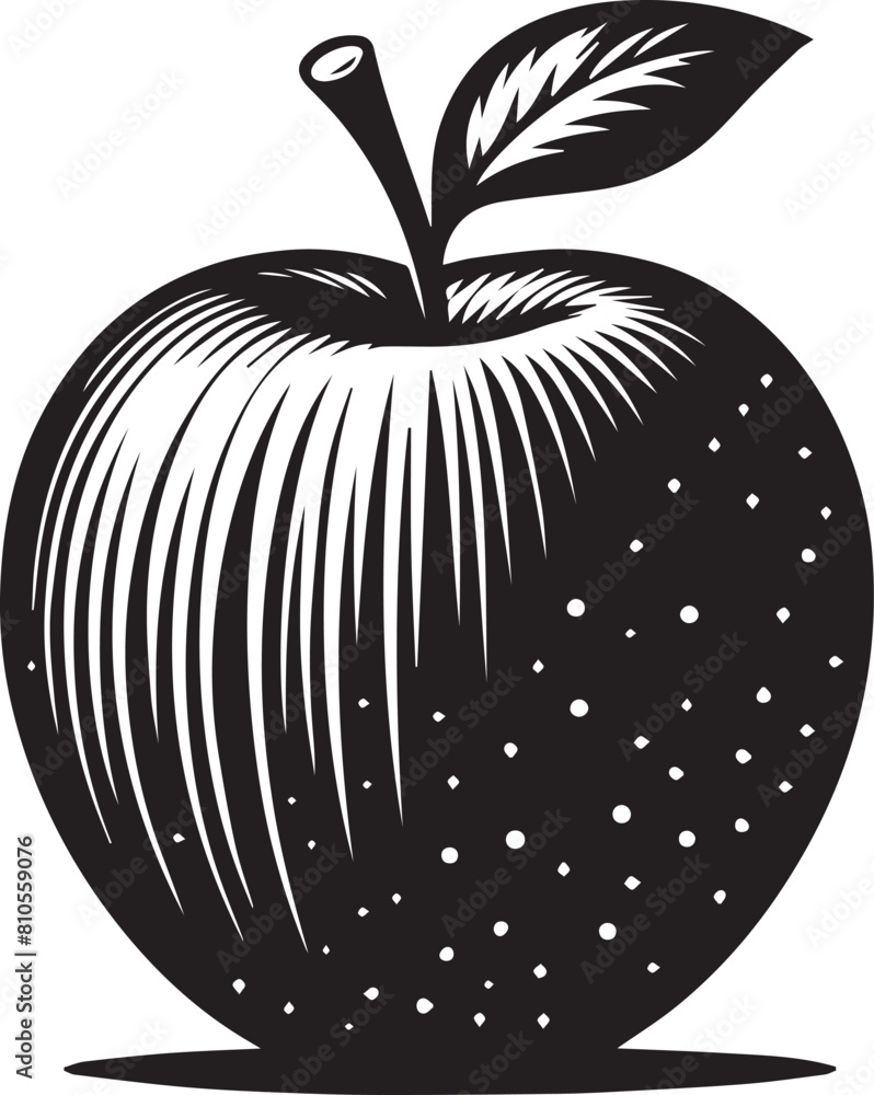 Apple fruit silhouette. Apple fruit vector design black and white. Apple fruit silhouette. Apple fruit vector design black and white.