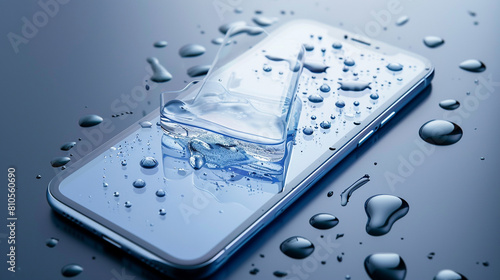 Nano liquid screen protector applied directly to the screen's surface, forming an invisible barrier that repels water, oil, and dirt for long-lasting cleanliness.