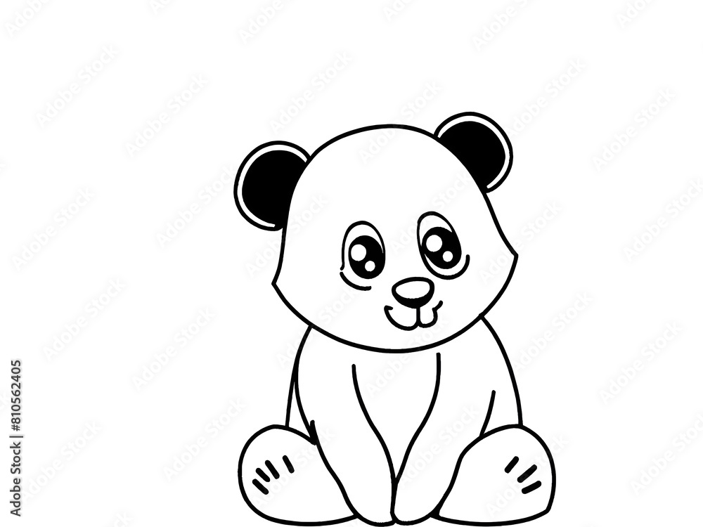 Fototapeta premium Panda cartoon 