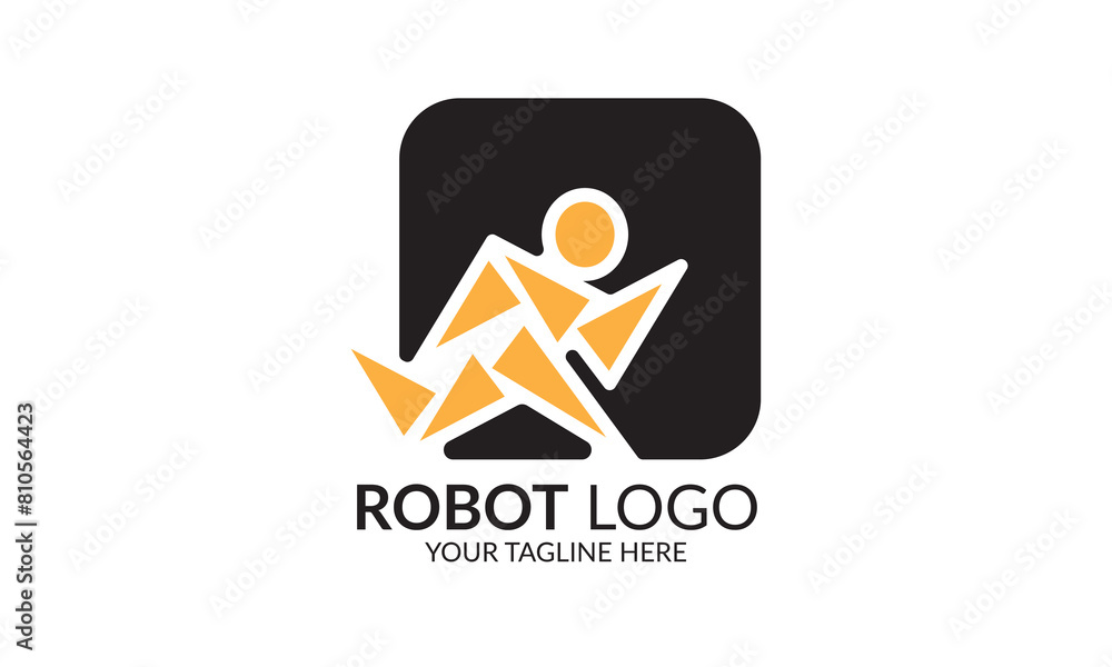 Vector robot logo design fully editable high quality Vector robot logo design fully editable high quality