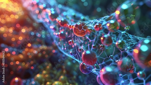 Representation of advanced drug delivery systems at the molecular level