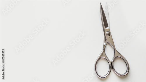 Scissors for paper on white background