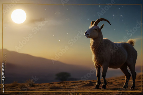 Eid al Adha Mubarak Islamic festival social media banner template photo