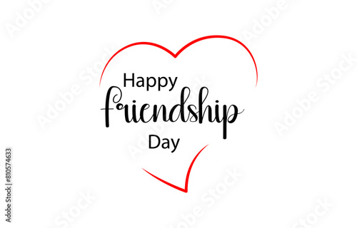 Wallpaper Mural Infinity love icon. Continuous line art drawing Hearts with Infinity symbol. Friendship and love concept
happy friendship day with heart shape Torontodigital.ca