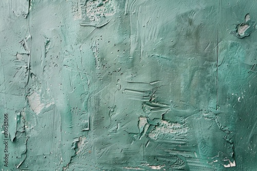 a seafoam green cement background, reminiscent of coastal serenity and freshness. photo